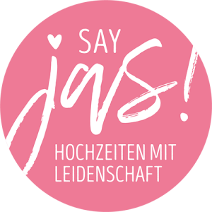 Hochzeitsplanung Say jas! Logo